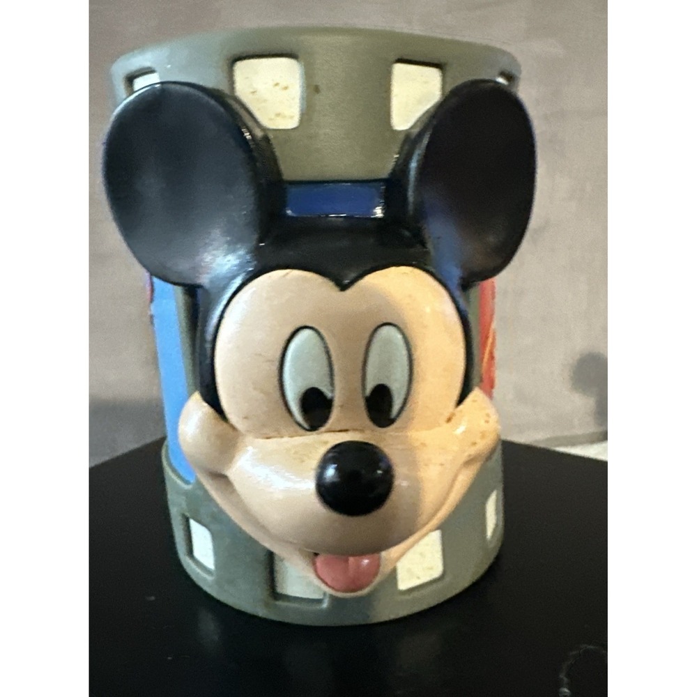 VTG 80s 4" tall Disney MGM Souvenir Mickey Mouse Drink Koozie Holder
